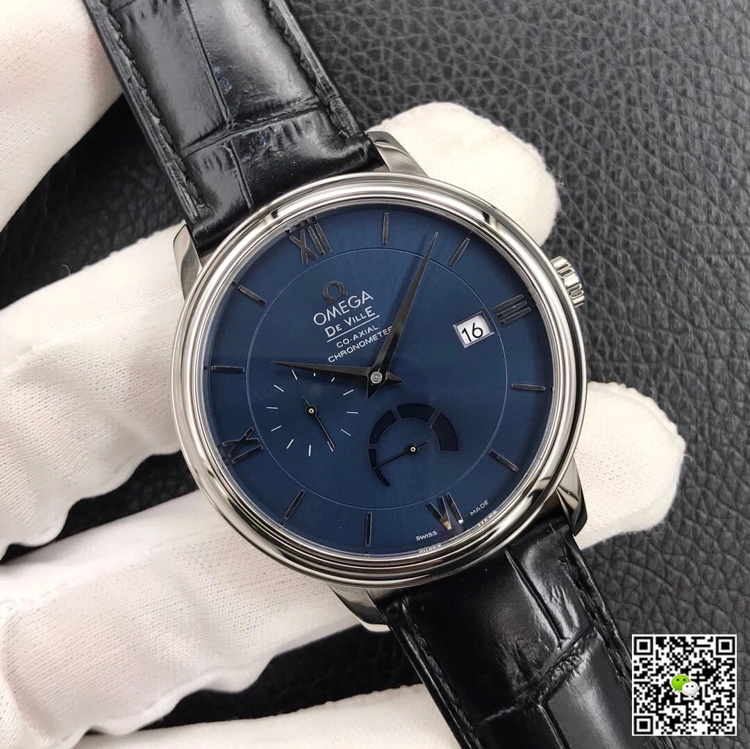 Omega De Ville 424.13.40.21.03.001 ZF Factory 1:1 Best Edition Replica Watch Stainless Steel Bezel